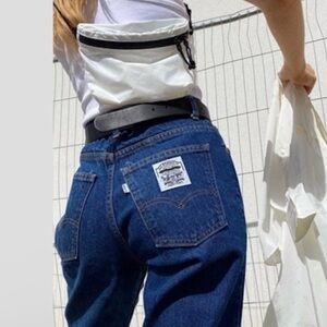 RARE Vintage 80s Levi’s Women’s White Tab Two Horse Patch Levi’s Jeans Size 9 0